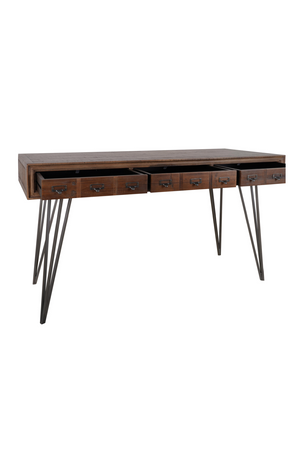 Wooden 3-Drawer Desk | Andrew Martin Lloyd | Oroa.com