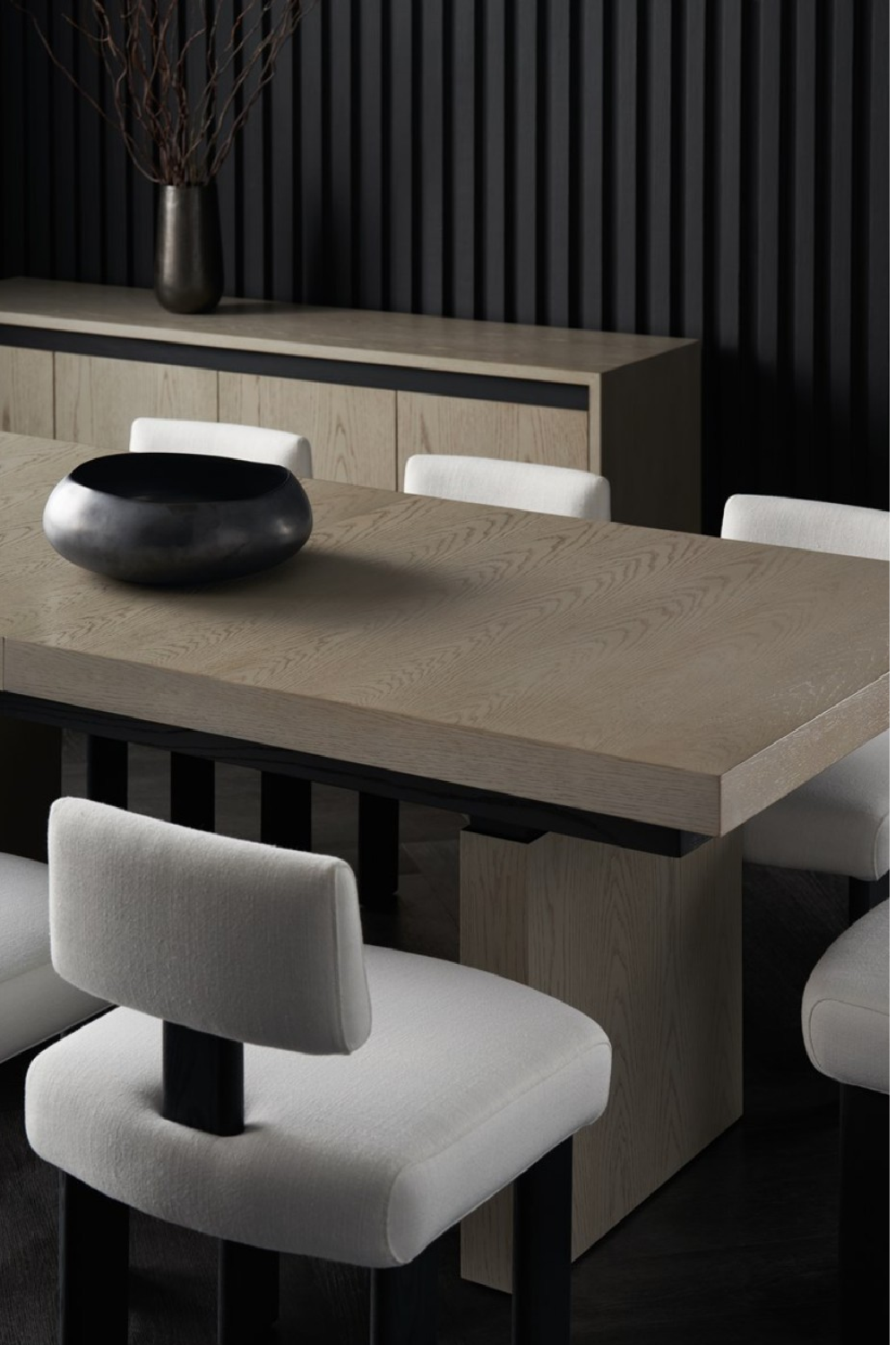 Taupe Extendable Dining Table | Andrew Martin Luis | Oroa.com