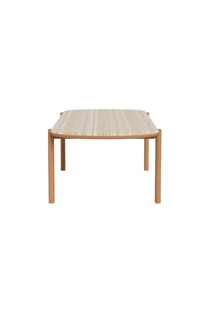 Travertine Outdoor Dining Table | Andrew Martin Cove | Oroa.com
