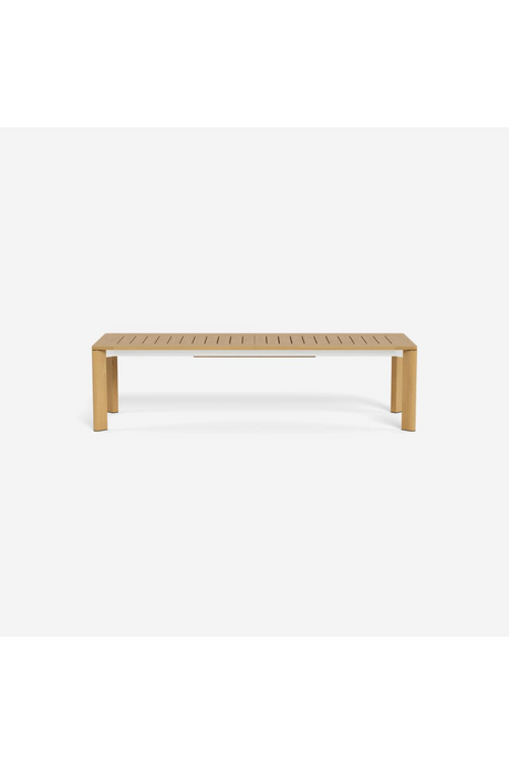 Teak Outdoor Extending Dining Table | Andrew Martin Byron | Oroa.com