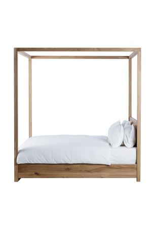 Reclaimed French Oak Poster King Bed | Andrew Martin Otis | Oroa.com