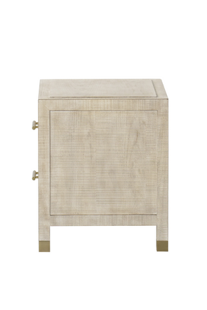 2 Drawer Natural Nightstand | Andrew Martin Raffles | OROA.com