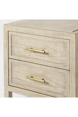 2 Drawer Natural Nightstand | Andrew Martin Raffles | OROA.com