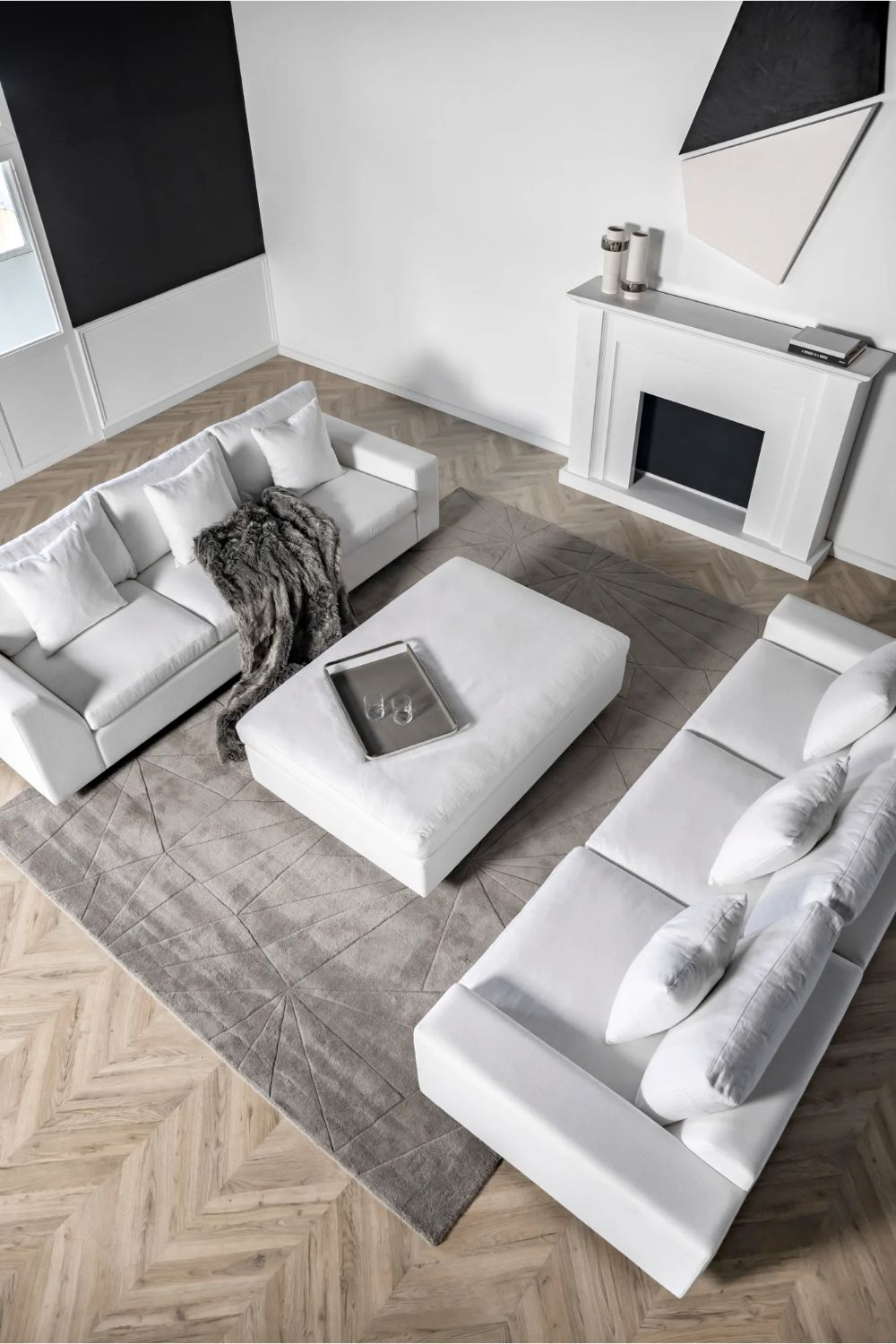 Sofá Modular Blanco Moderno | Andrés Martín Jackson