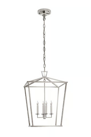 Iron Framed Candle Pendant Lamp | Andrew Martin Darlana | Oroa.com