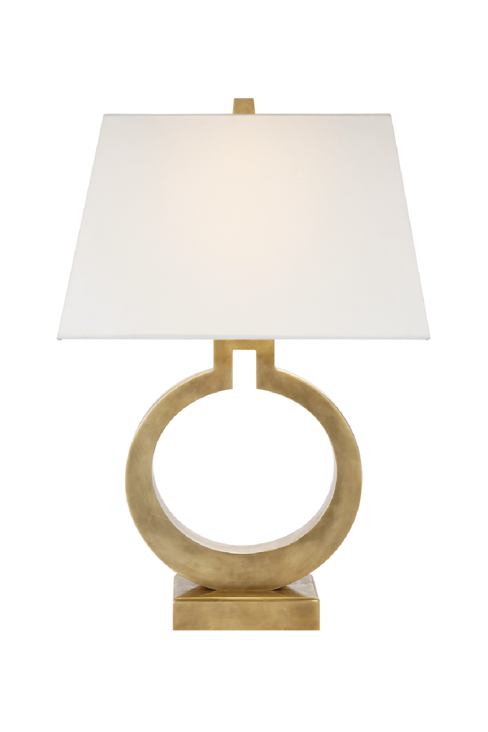 Circular Base Modern Table Lamp | Andrew Martin Ring Form | OROA.com