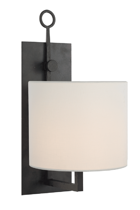 White Linen Wall Lamp | Andrew Martin Aspen | Oroa.com