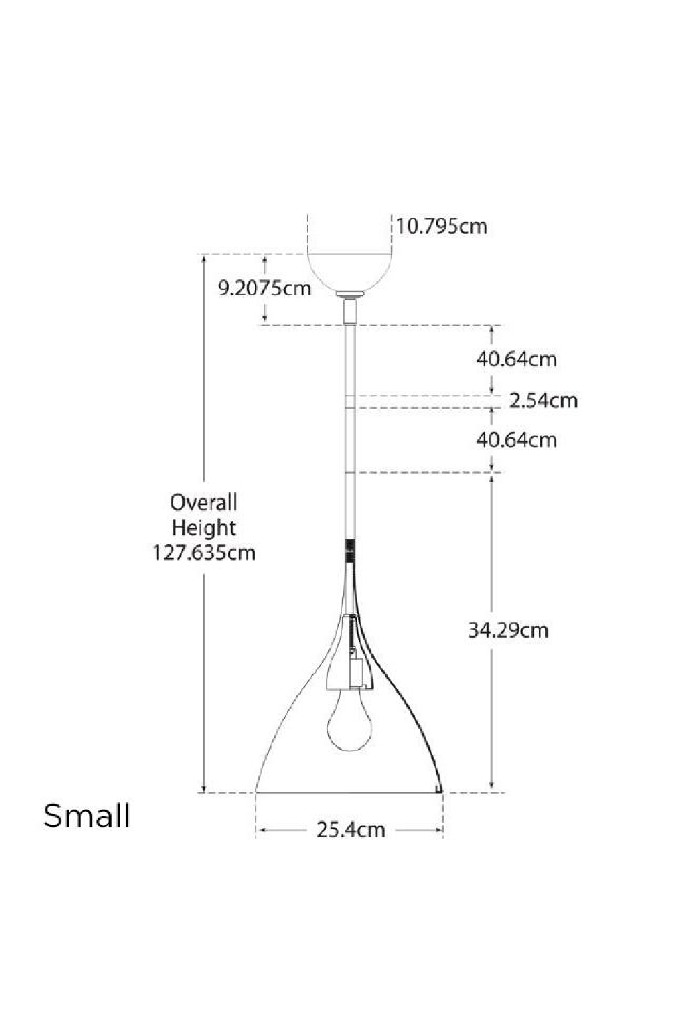 Gold Interior Pendant Lamp | Andrew Martin Agnes | Oroa.com