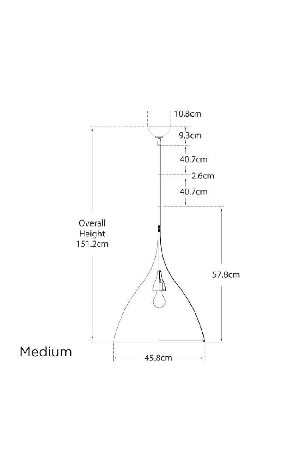 Gold Interior Pendant Lamp | Andrew Martin Agnes | Oroa.com