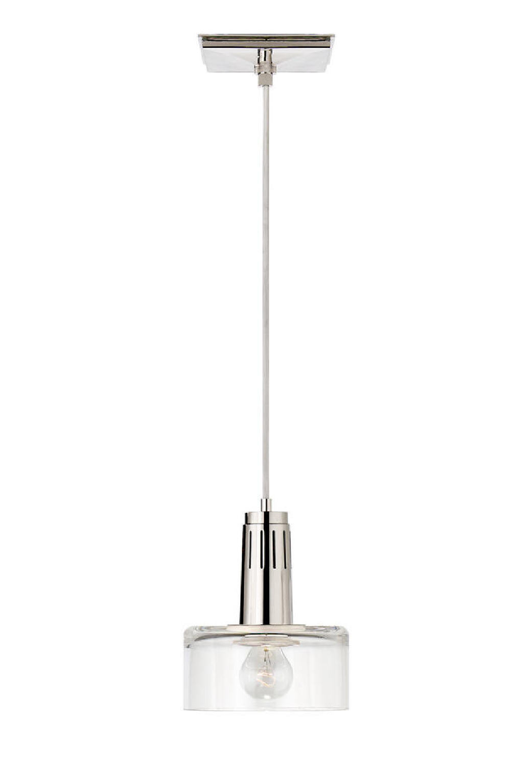 Industrial Style Glass Pendant Lamp | Andrew Martin Iris | Oroa.com