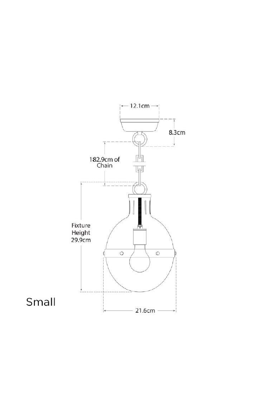 White Glass Ball Pendant Lamp | Andrew Martin Hicks | Oroa.com