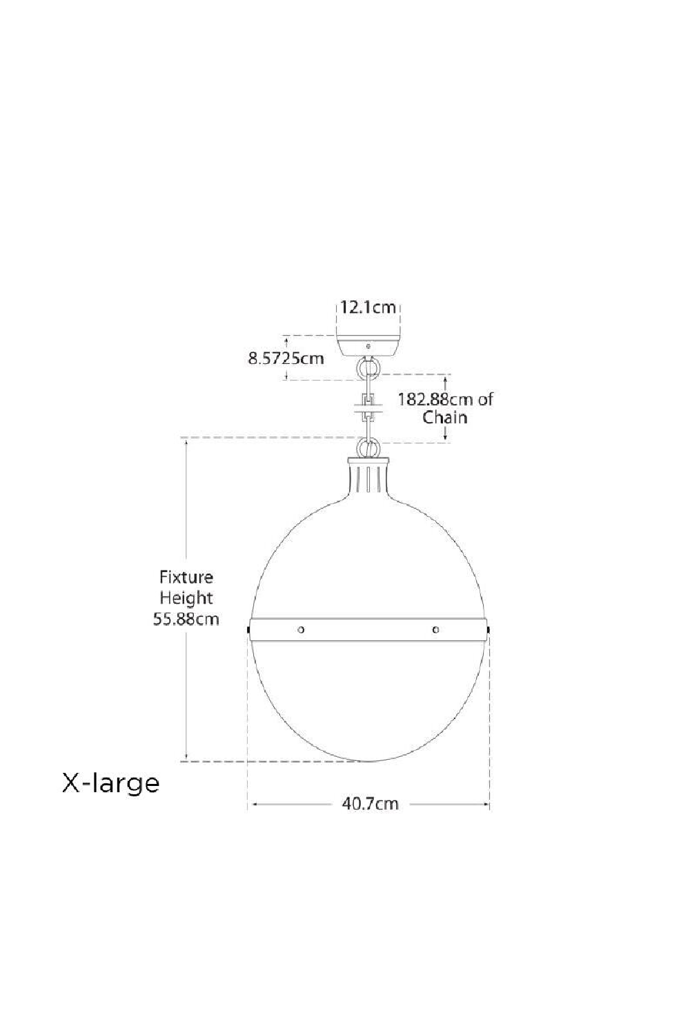 White Glass Ball Pendant Lamp | Andrew Martin Hicks | Oroa.com