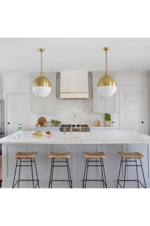 White Glass Ball Pendant Lamp | Andrew Martin Hicks | Oroa.com