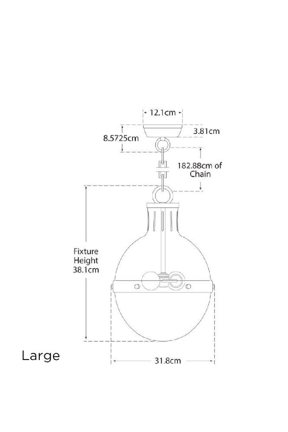 White Glass Ball Pendant Lamp | Andrew Martin Hicks | Oroa.com
