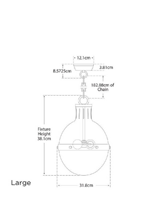 White Glass Ball Pendant Lamp | Andrew Martin Hicks | Oroa.com