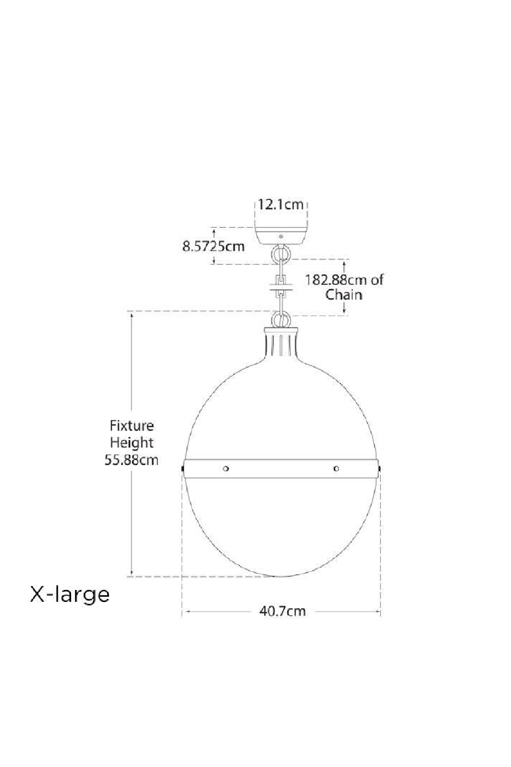 White Glass Ball Pendant Lamp | Andrew Martin Hicks | Oroa.com