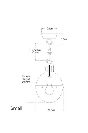 White Glass Ball Pendant Lamp | Andrew Martin Hicks | Oroa.com