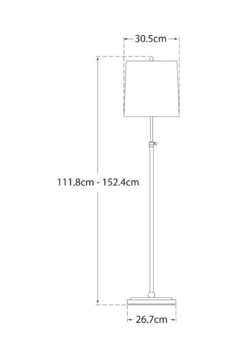 Linen Shade Floor Lamp | Andrew Martin Bryant | Oroa.com