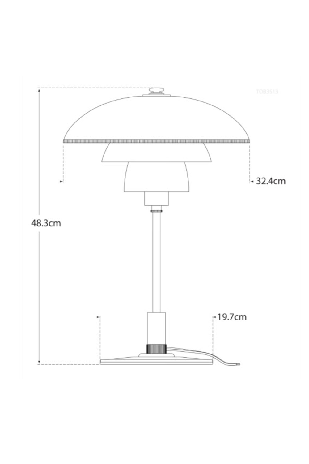 Art Deco Tiered Desk Lamp | Andrew Martin Whitman | Oroa.com