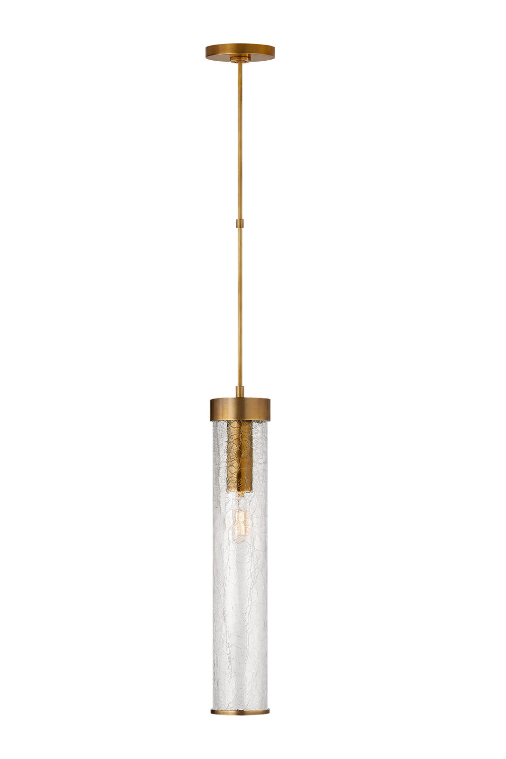 Crackled Glass Tube Pendant Light | Andrew Martin Liaison | Oroa.com
