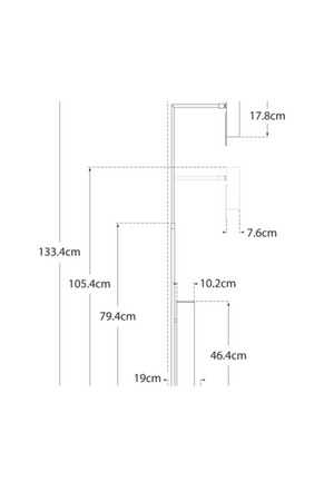 White Marble Base Floor Lamp | Andrew Martin Alma | Oroa.com