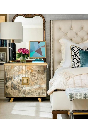 Polished Marble Table Lamp | Andrew Martin Cliff | Oroa.com