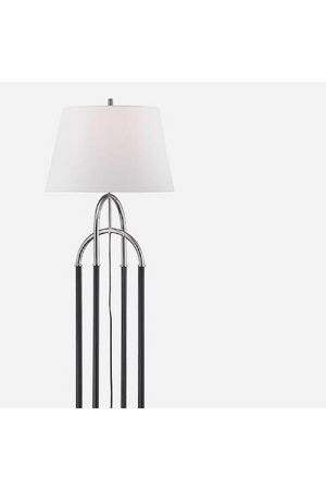 Polished Nickel Floor Lamp | Andrew Martin Arnett | Woodfurniture.com
