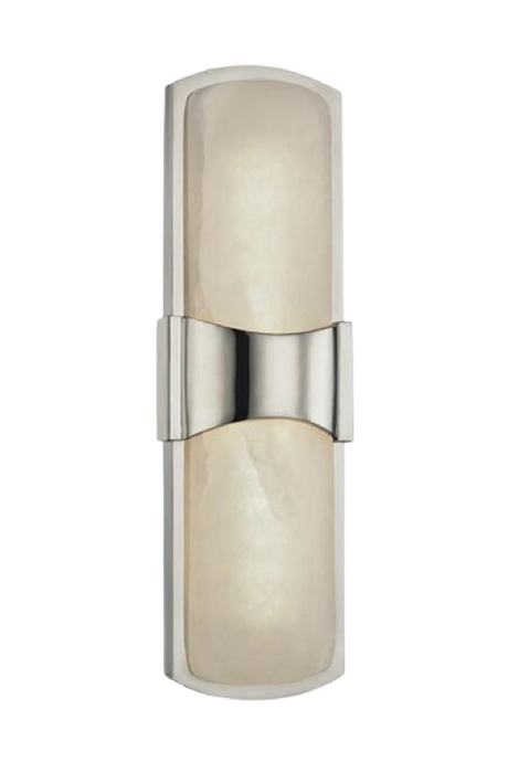 Nickel Framed Alabaster Wall Light | Andrew Martin Valencia | Oroa.com