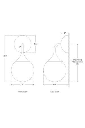 Antique Brass Single Wall Light | Andrew Martin Cristol | Oroa.com