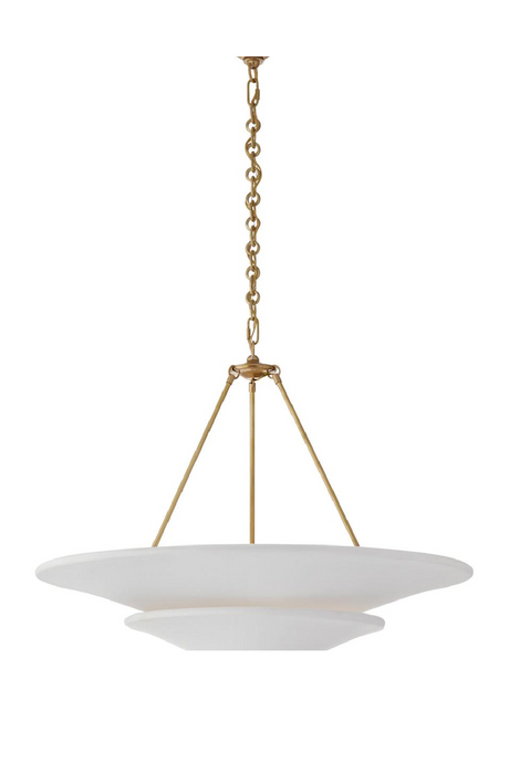 White Round Tiered Chandelier | Andrew Martin Mollino | Oroa.com