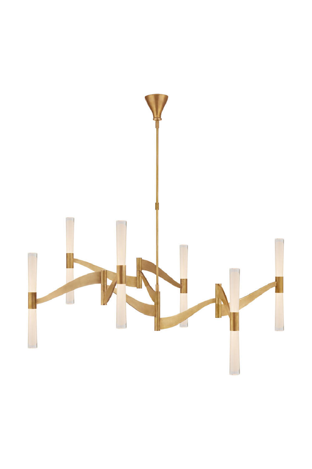 Frosted Glass Tubes Chandelier | Andrew Martin Brenta | Oroa.com