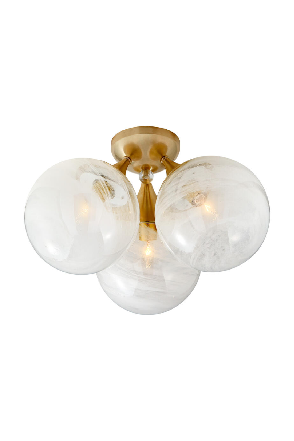 Triple Glass Globes Ceiling Lamp | Andrew Martin Cristol | Oroa.com