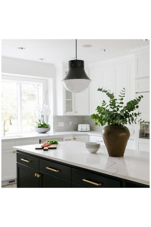 Curved Metal Pendant Lamp | Andrew Martin Precision | Oroa.com