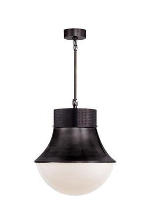 Curved Metal Pendant Lamp | Andrew Martin Precision | Oroa.com