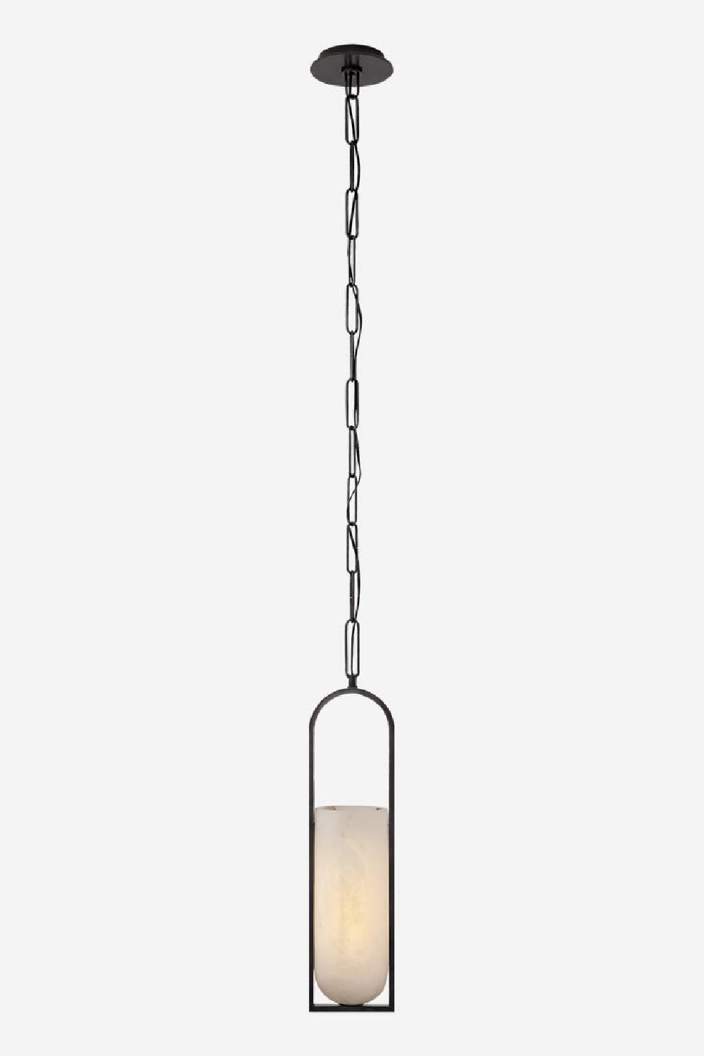 Elongated Alabaster Pendant Lamp | Andrew Martin Melange | Oroa.com