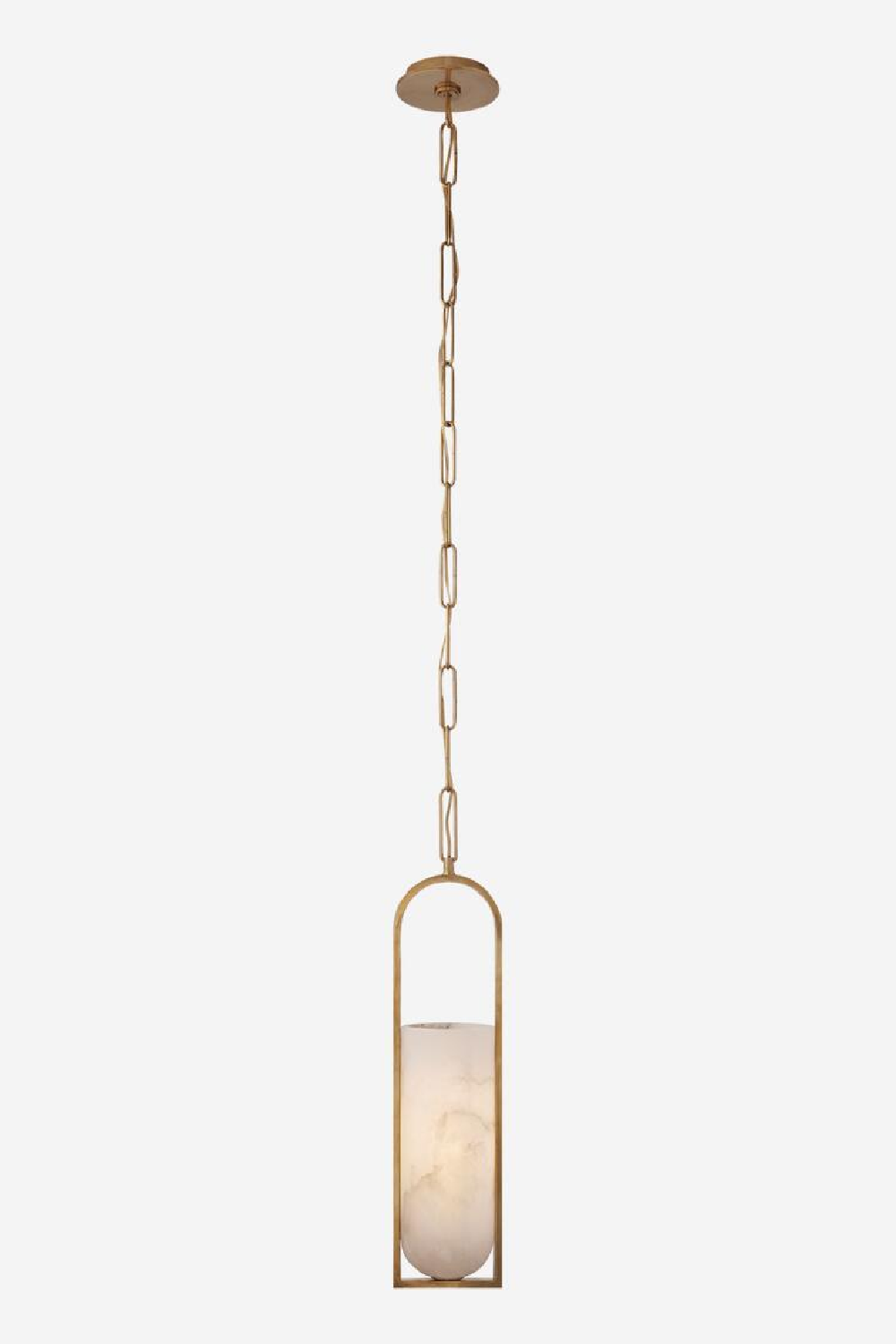 Elongated Alabaster Pendant Lamp | Andrew Martin Melange | Oroa.com