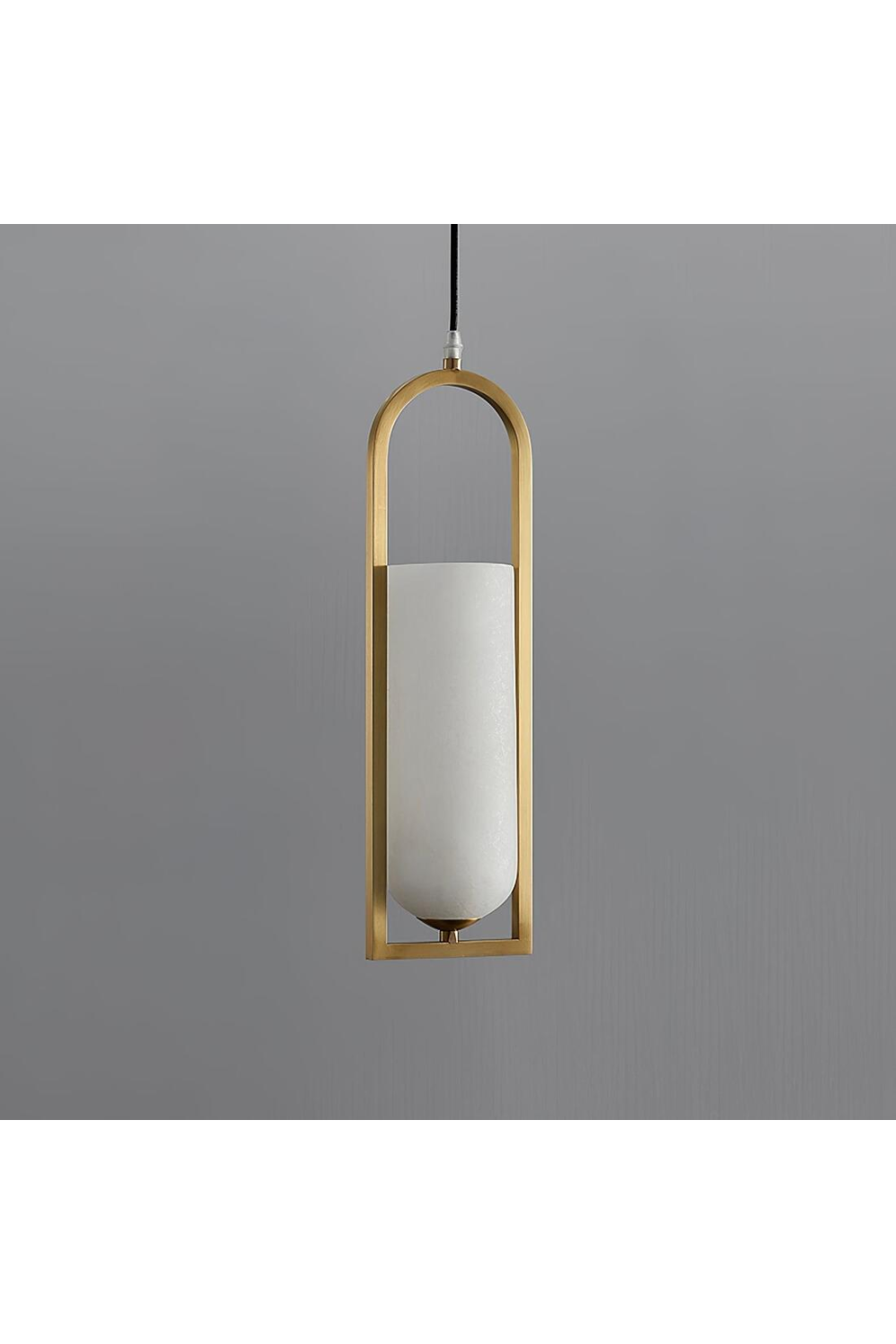 Elongated Alabaster Pendant Lamp | Andrew Martin Melange | Oroa.com