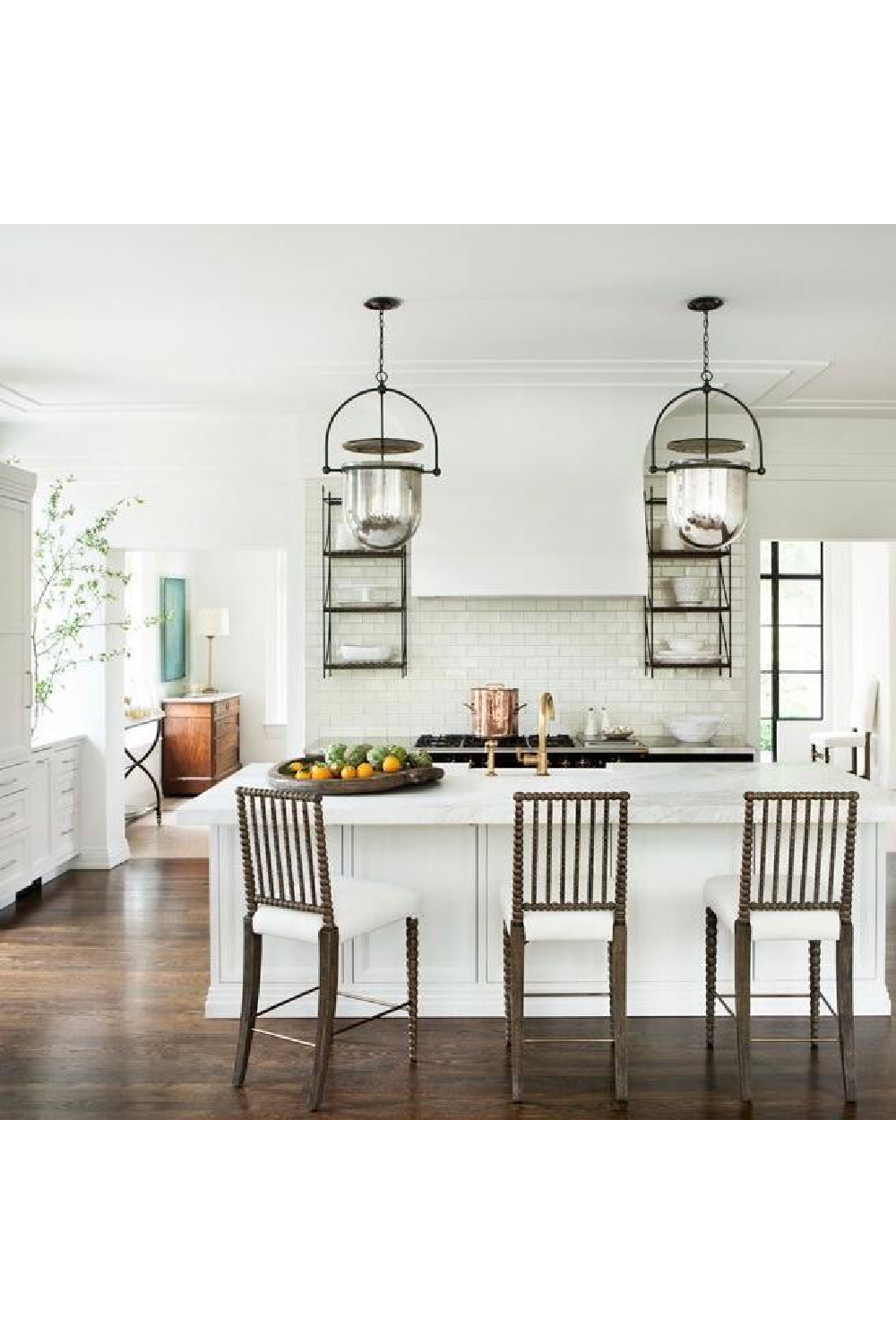 Antiqued Mercury Glass Pendant Lamp | Andrew Martin Lorford | Oroa.com