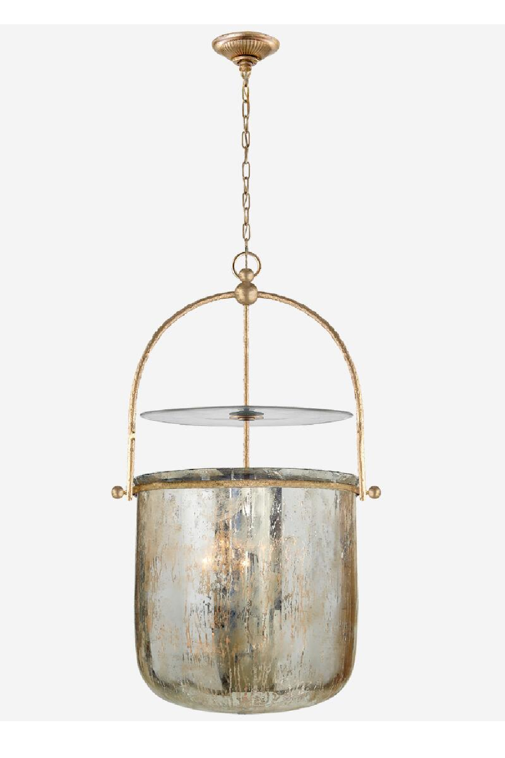 Antiqued Mercury Glass Pendant Lamp | Andrew Martin Lorford | Oroa.com