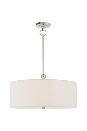 White Linen Shade Ceiling Lamp | Andrew Martin Reed | Oroa.com