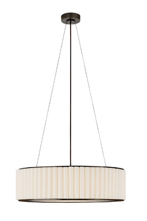 Pleated Shade Pendant Lamp | Andrew Martin Palati | Oroa.com
