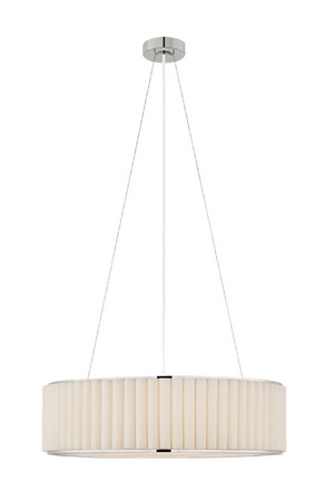 Pleated Shade Pendant Lamp | Andrew Martin Palati | Oroa.com