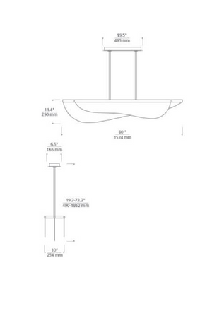Layered Panel Pendant Lamp | Andrew Martin Nyra | Oroa.com