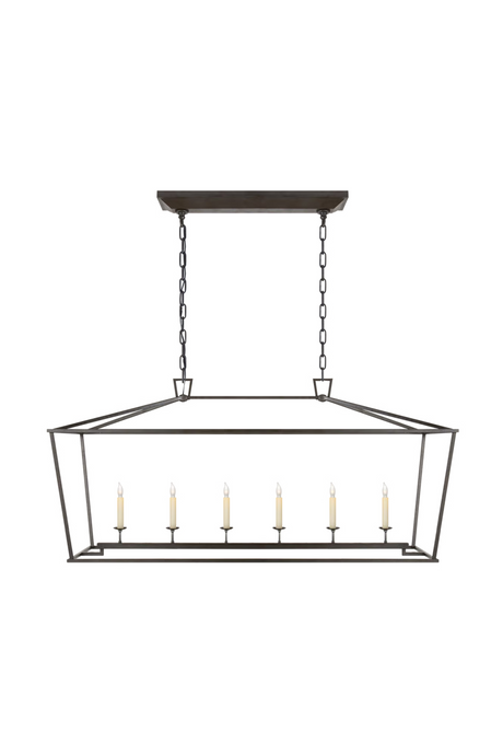 Steel-Framed Linear Pendant Lamp | Andrew Martin Darlana | Oroa.com