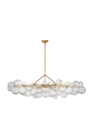 Swirl Patterned Glass Orbs Chandelier | Andrew Martin Talia | Oroa.com