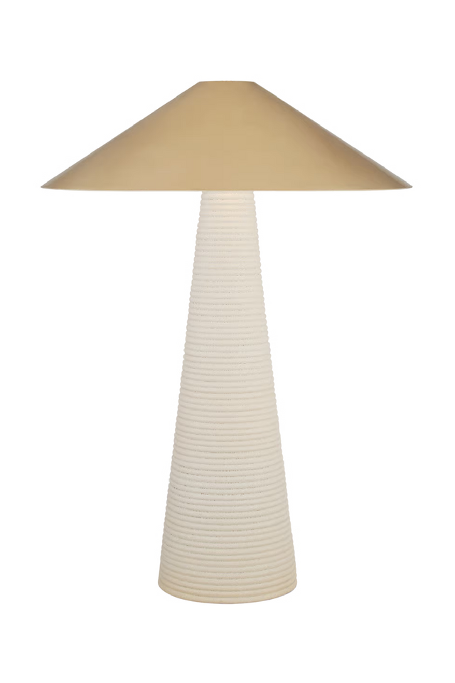 Modern European furniture - Conical Brass Table Lamp - www.oroa.com