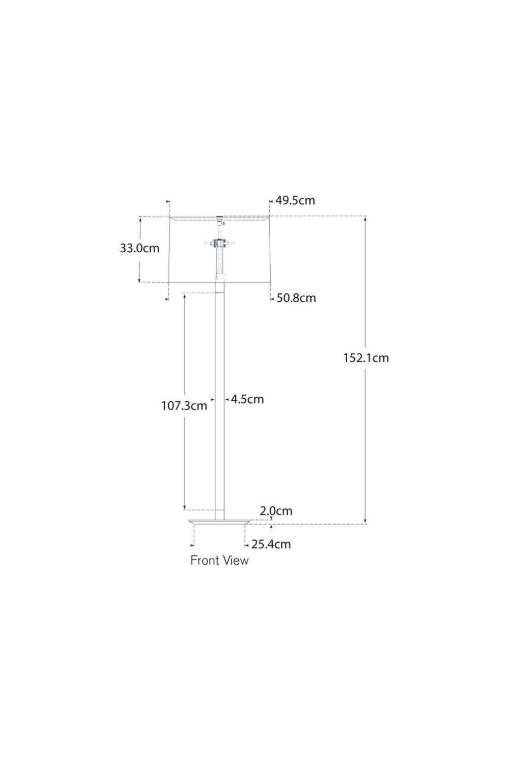 Crystal Stem Floor Lamp | Andrew Martin Riga | Oroa.com