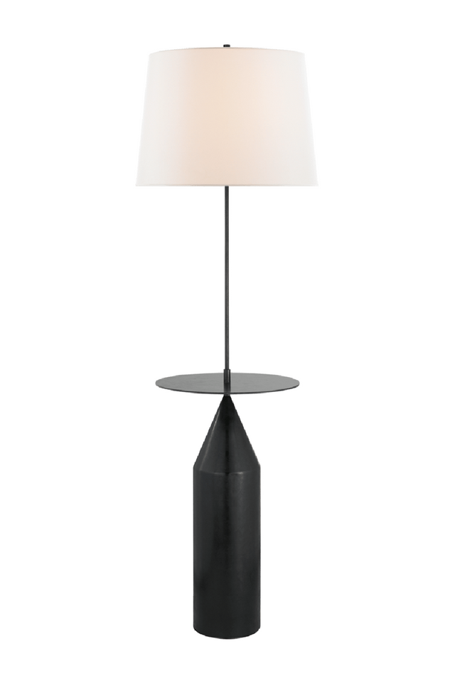 Black Aged Iron Floor Lamp | Andrew Martin Zephyr | Oroa.com