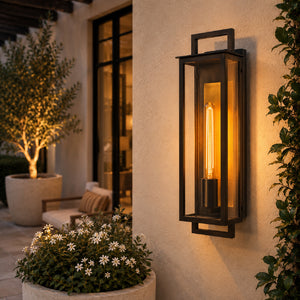   Aged Iron Outdoor Wall Lamp | Oroa.com