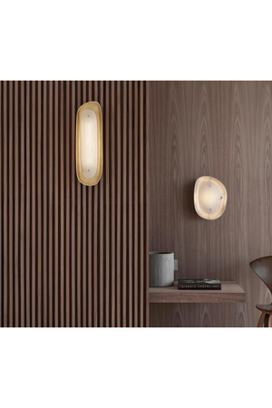 Alabaster Plate Wall Lamp | Andrew Martin Samos | Oroa.com